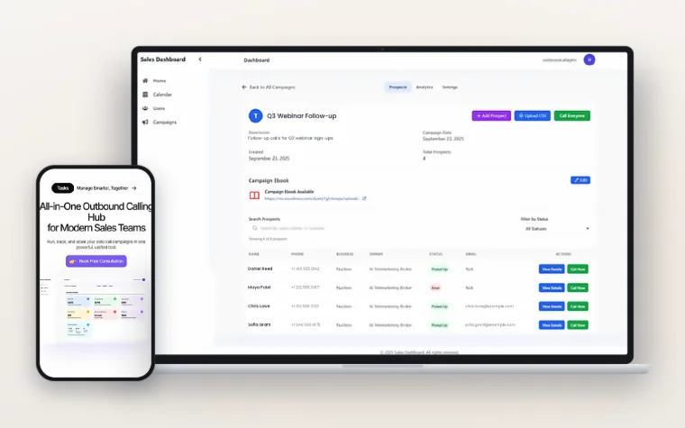 Ringlyy on desktop and mobile
